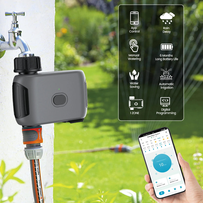 WiFi Smart Irrigation Garden Sprinkler Timer Water Valve Irrigation Timer Smart Watering System WIFIWiFi Smart Irrig Water Timer