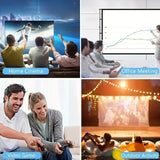 2025 Mini YG300 Lightweight Portable Projector Ultra HD Home Living Room Bedroom Home Cinema Mobile Intelligent Projection