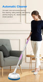 Car Electric Mop Cleaning Machine Automatic 2 in 1 Wet & Dry Home Cleaner Wireless Spin Mop Ceiling Door Windows Cleaning