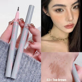 Natural Lifelike Fake Freckle Makeup Pen Liquid Lightweight Round Head Fake Spot Pen Long Lasting Waterproof Face Dot Mole Pen