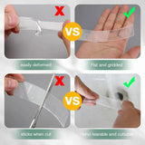 New Mesh Nano Tape, Nano Double-sided Tape, Reusable Waterproof Nano Transparent Heavy-duty Tape, More Durable