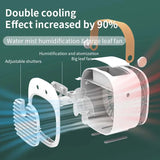 Desktop Electric Water Air Cooler Cooling Fan Usb Rechargeable Portable Mini Air Conditioner Fan Mute Mini Air Cooling