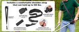 String Trimmer Handle,with Trimmer Shoulder Harness,Weed Eater Handle Extension for Trimming, Weedeater Handle Grip for Lawn Car