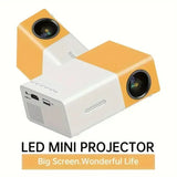 2025 Mini YG300 Lightweight Portable Projector Ultra HD Home Living Room Bedroom Home Cinema Mobile Intelligent Projection